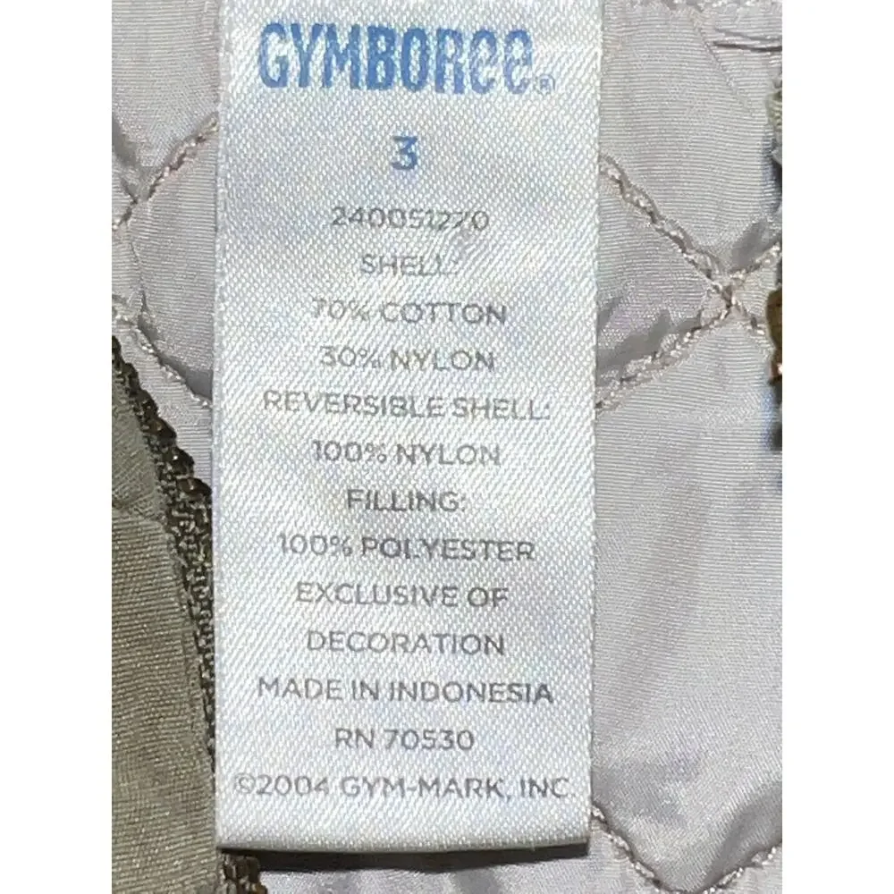 Gymboree Reversible Vest Boys 3